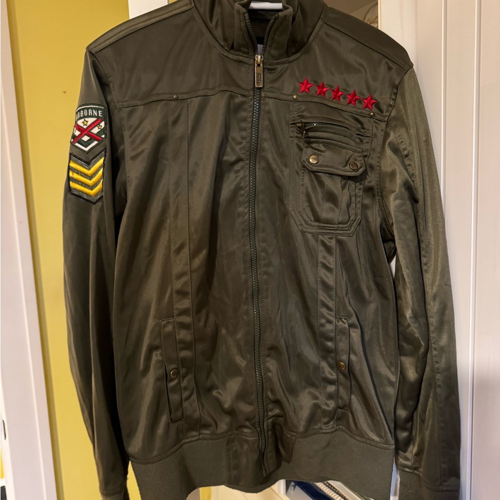 Woman’s Olive Green Military Jacket